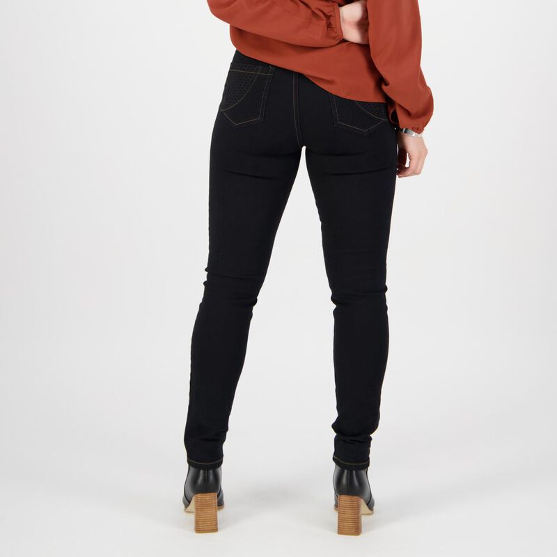 Vassalli Basket Weave Skinny Leg Jean image number 1